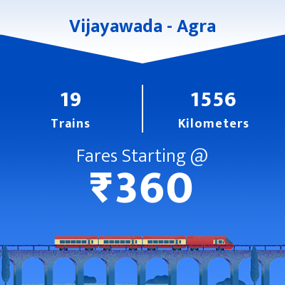 Vijayawada To Agra Trains